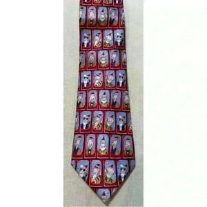 Free Land 100% Silk Christmas Novelty Tie